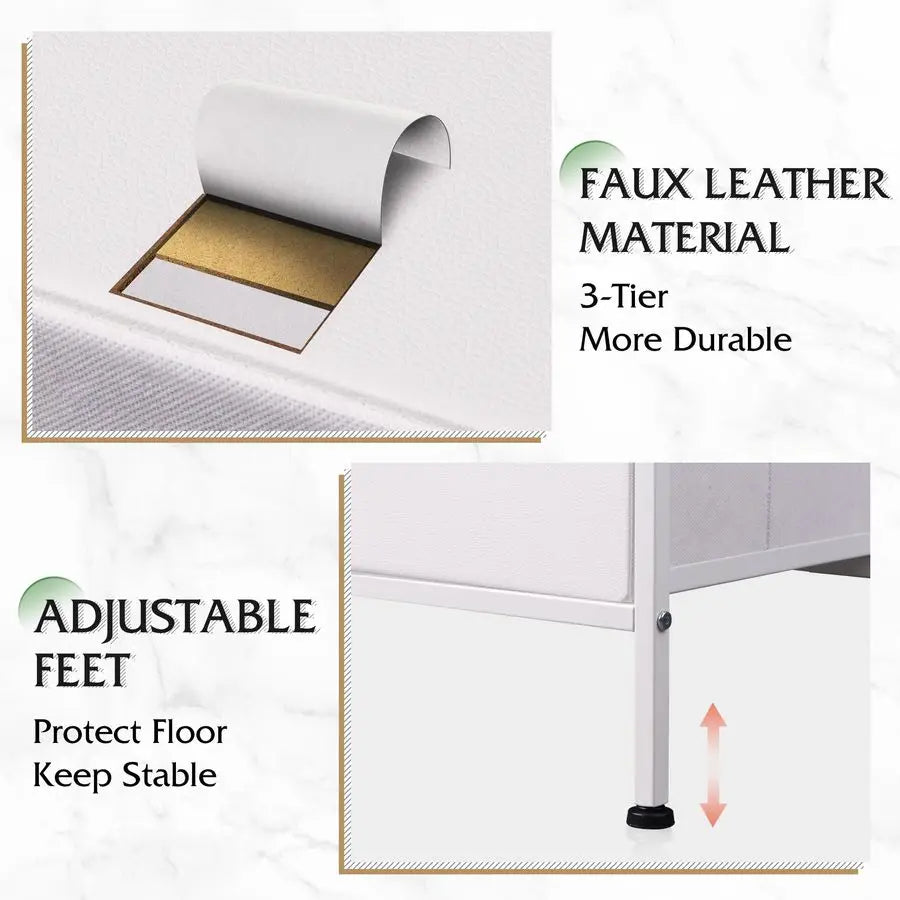 Fabric Dresser With Five Drawers For Bedroom And Closet