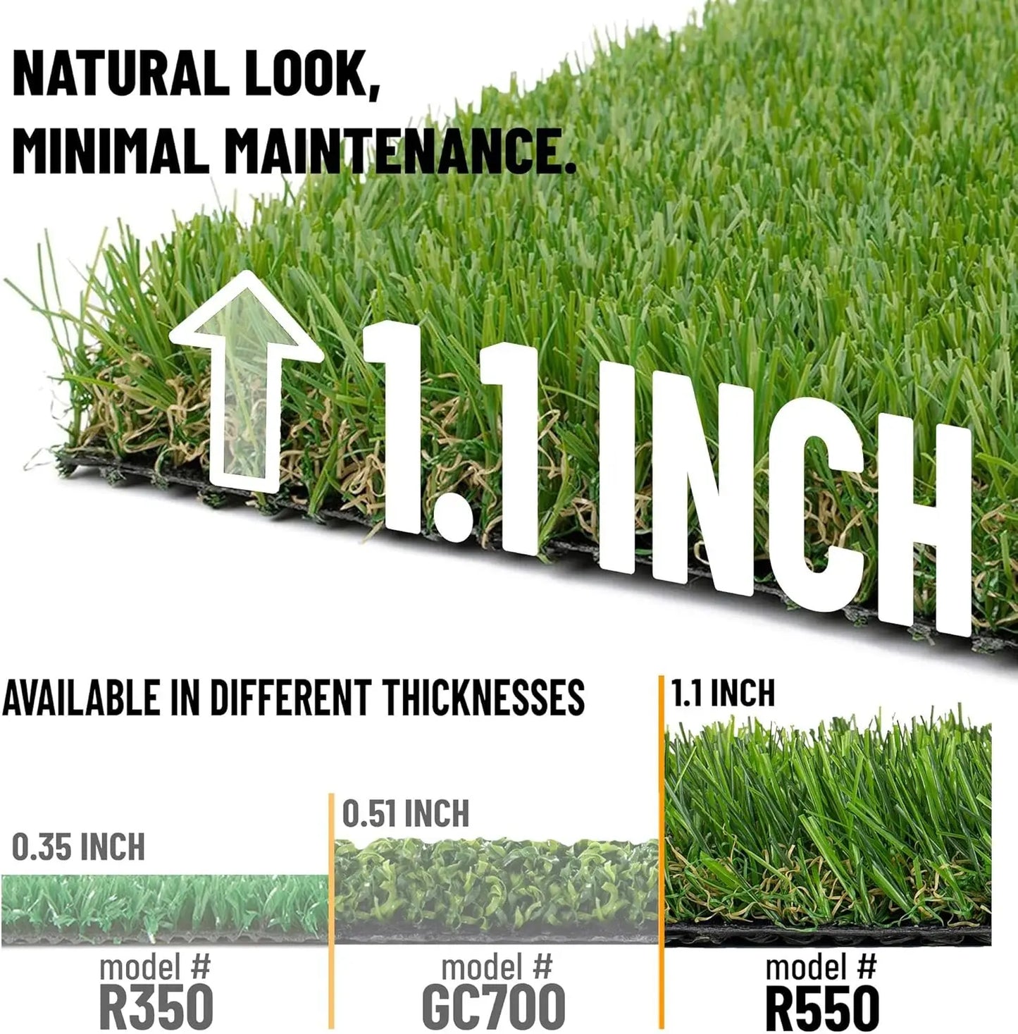 Lifelike Artificial Grass Rug Indoor Outdoor With Drainage Holes