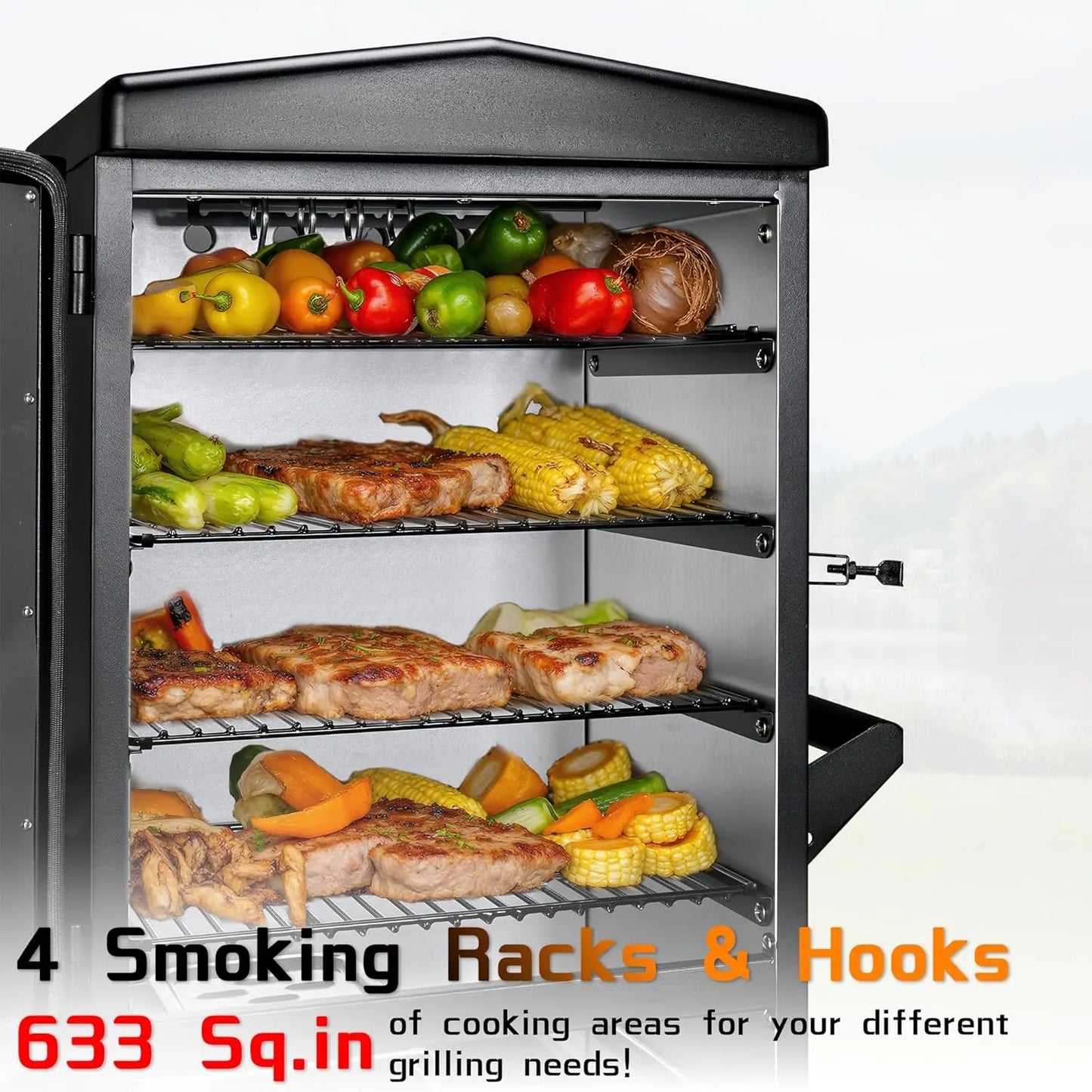 Maison Backyards E40 Electric Smoker With Built In Probe
