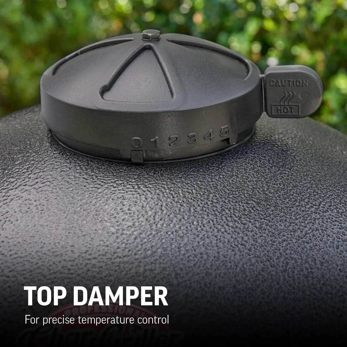 Kamado Charcoal Grill And Smoker With Cast Iron Grates