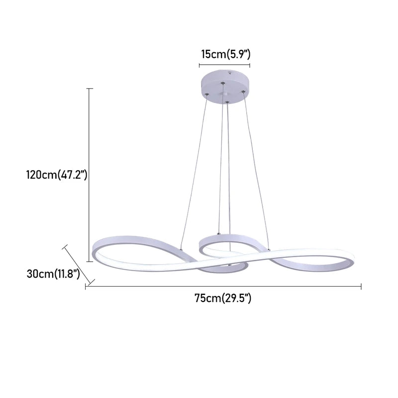 GreeLustr Nordic LED Pendant Light Modern Minimalist Chandelier