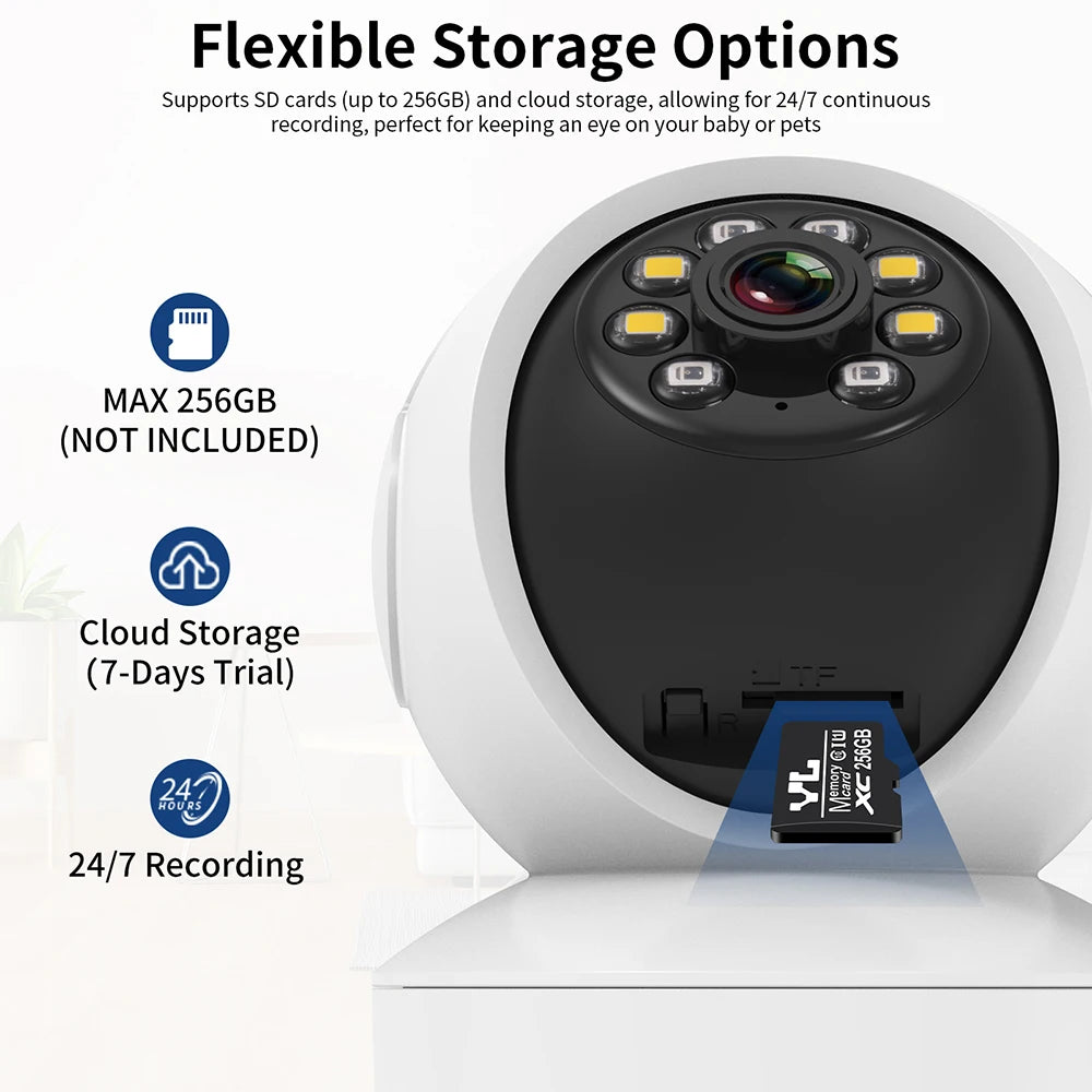 Vstarcam Indoor Security Camera 360 Degree Coverage With Night Vision