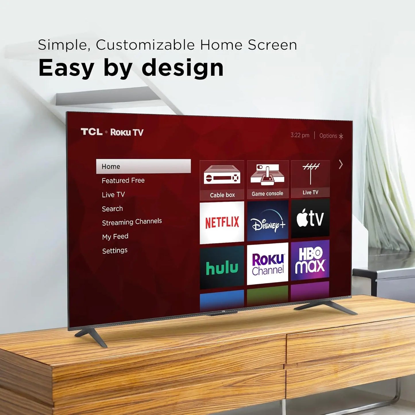 4K UHD HDR Smart TV With Roku Streaming Capabilities