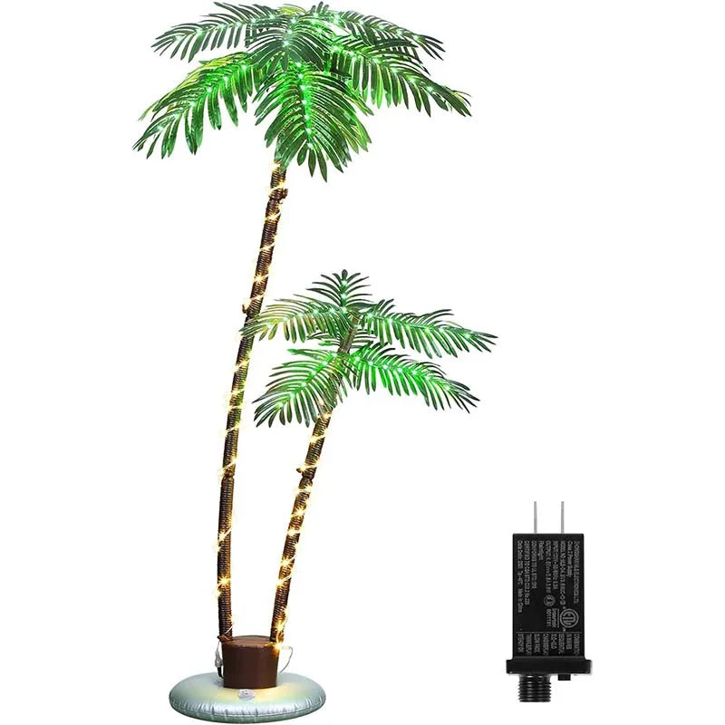 Lighted Palm Tree Solar Garden Decor With LED Lights
