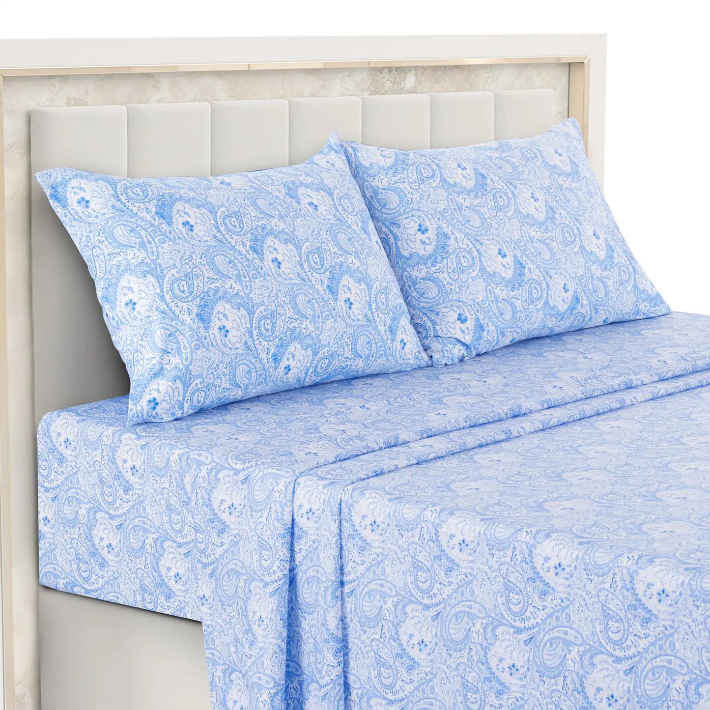 Lux Decor Paisley Microfiber Bed Sheet Set