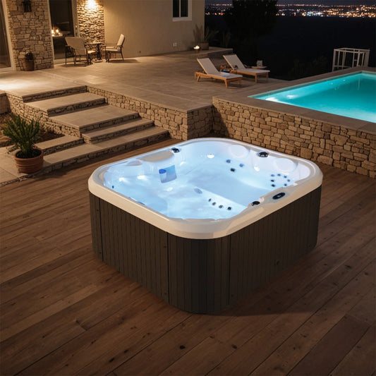 Victone 25 Jet Outdoor Hot Tub With Intelligent Water Purification