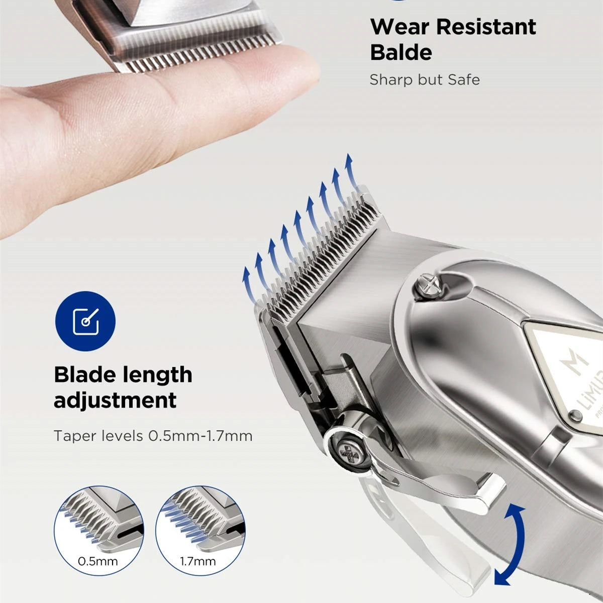 Fairywill Cordless Hair Clippers Professional Grooming Kit For Men