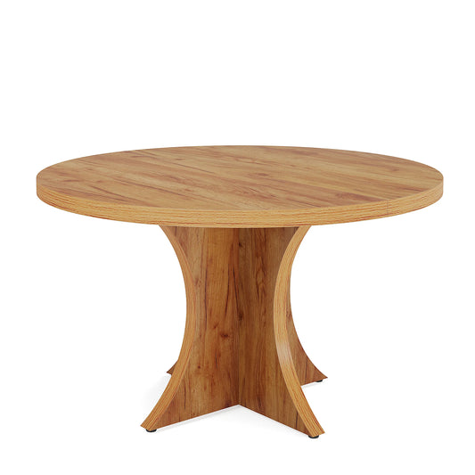 Tribesigns Round Dining Table For Four To Six People