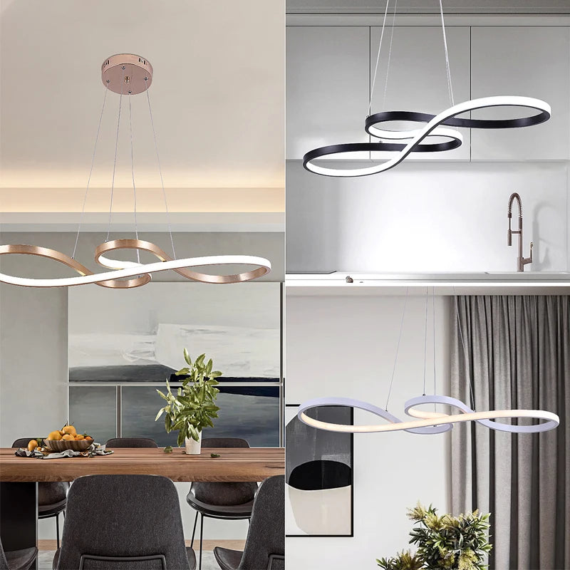 GreeLustr Nordic LED Pendant Light Modern Minimalist Chandelier