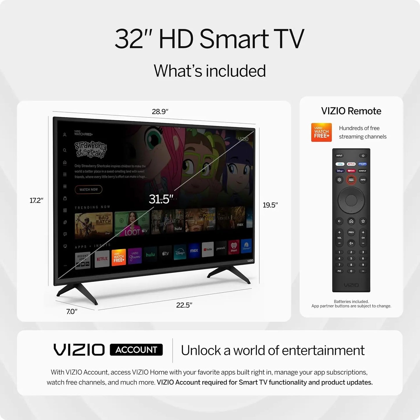 Smart TV With AirPlay Chromecast And Alexa Support