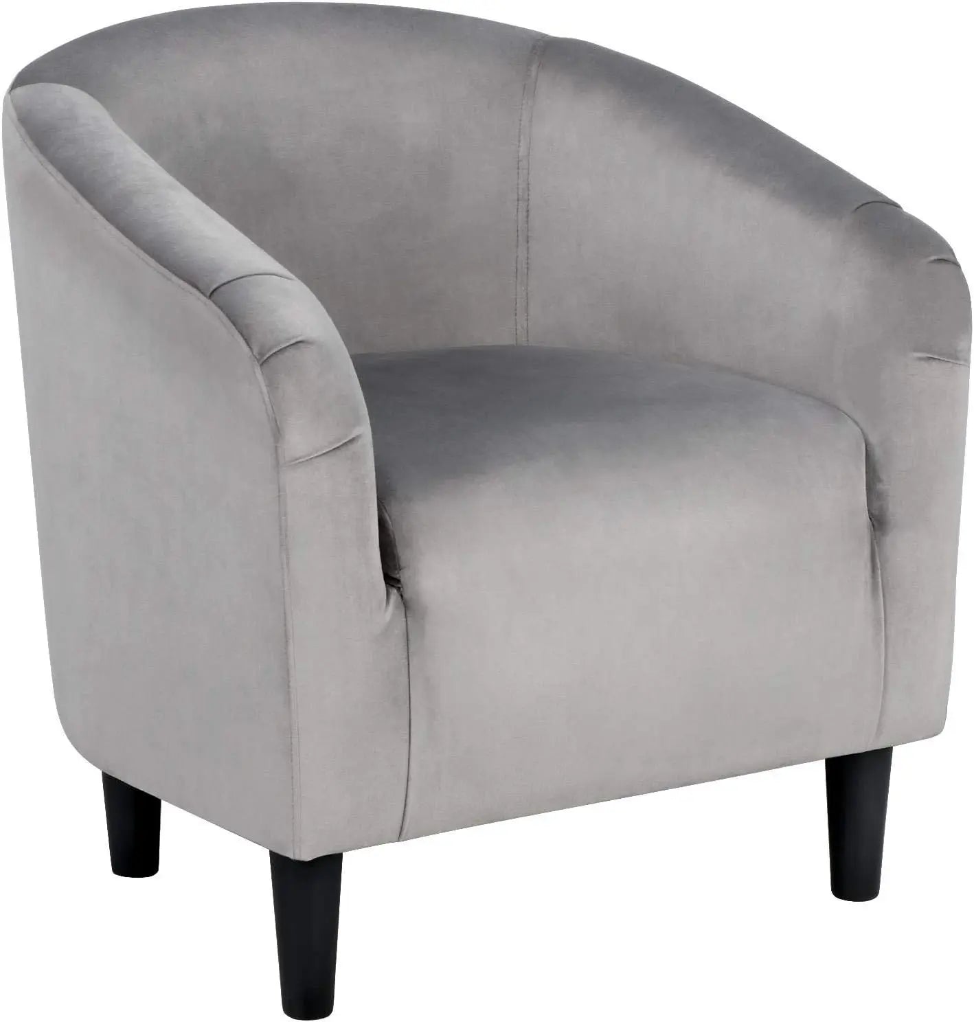 Boucle Barrel Chair With Sherpa Padding
