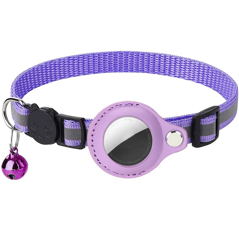 ALLOYSEED AirTag Cat Collar Reflective Adjustable Safety Buckle Kitten