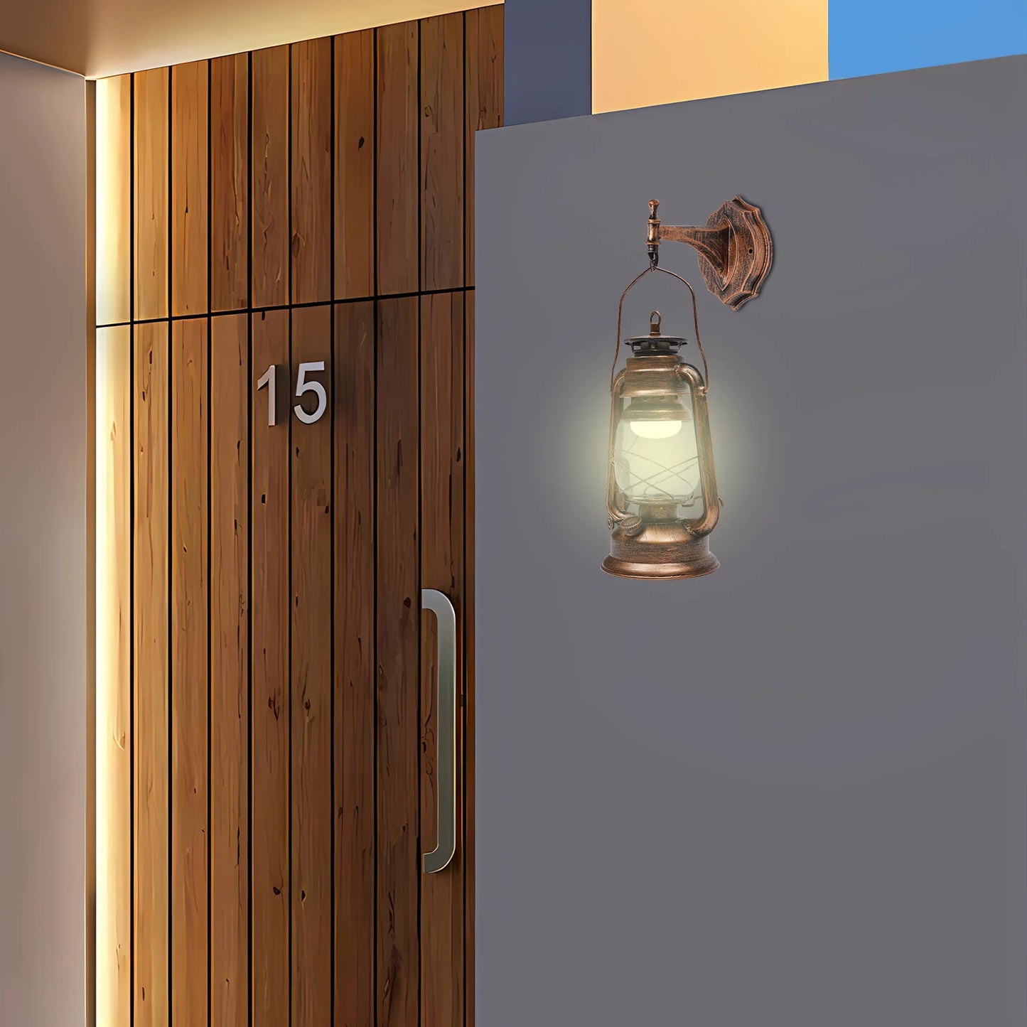 Bymaocar Outdoor Wall Light Antique Lanterns Fixture