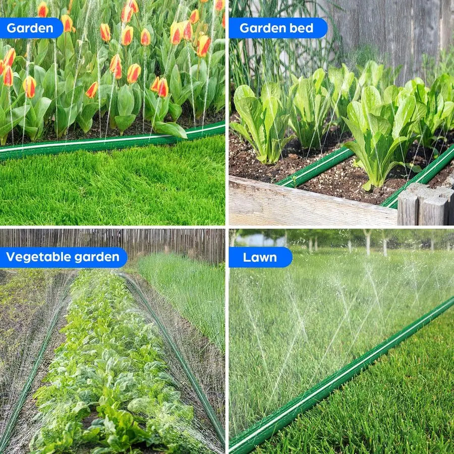 Sprinkler Hose With Holes Heavy Duty Water Saving Garden Irrigation