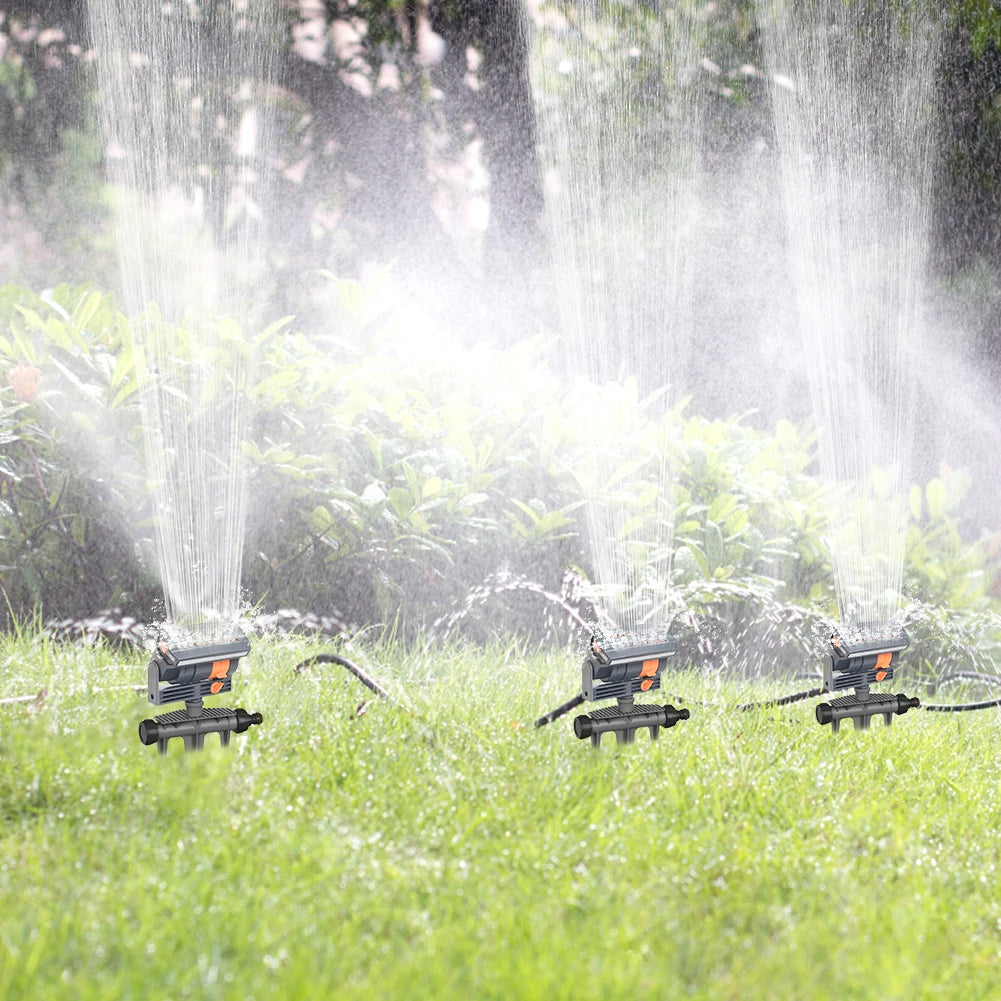 Oscillating Lawn Sprinkler With 4 Modes And 16 Nozzles