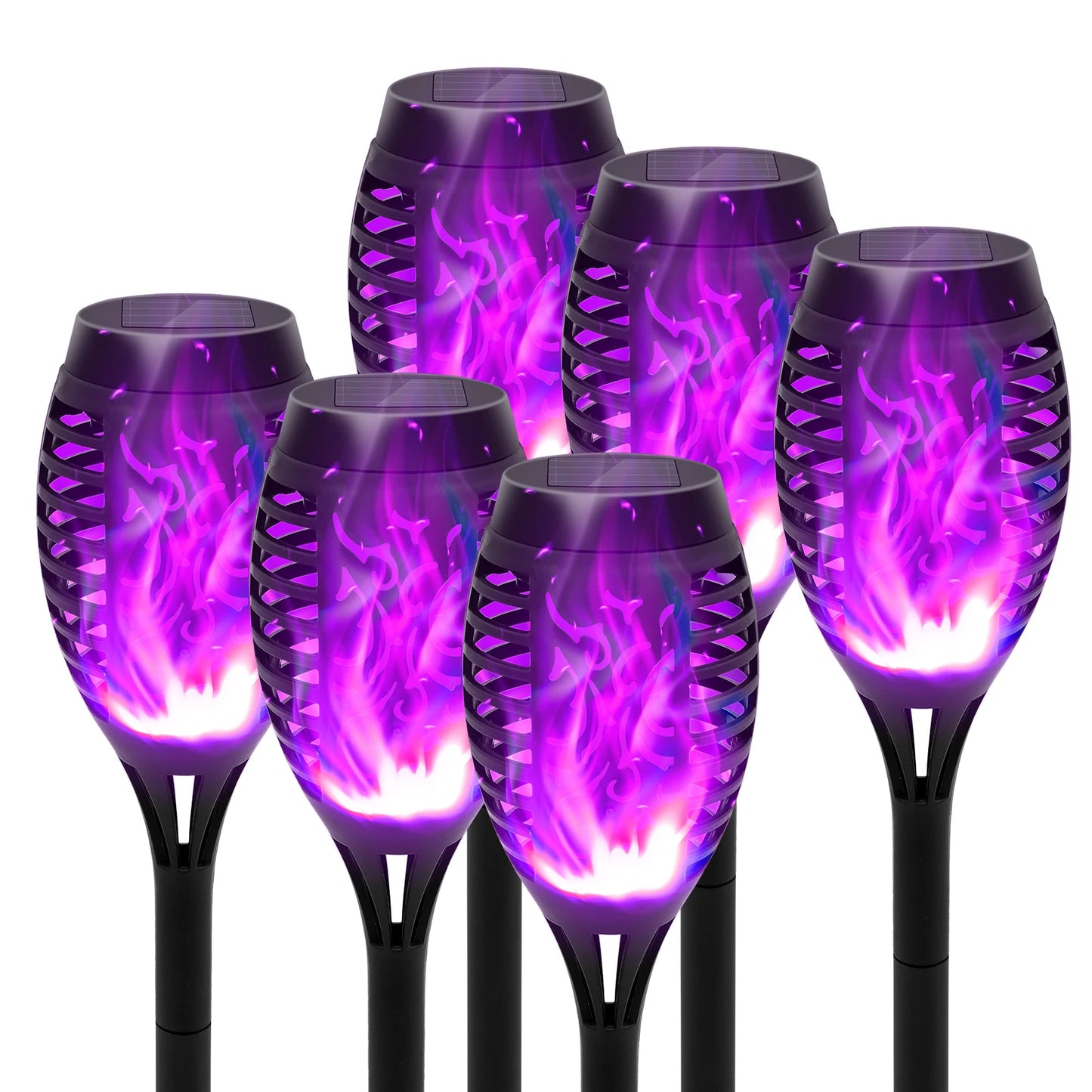 Solar Torch Light Outdoor Flickering Flame LED Waterproof Garden Decor