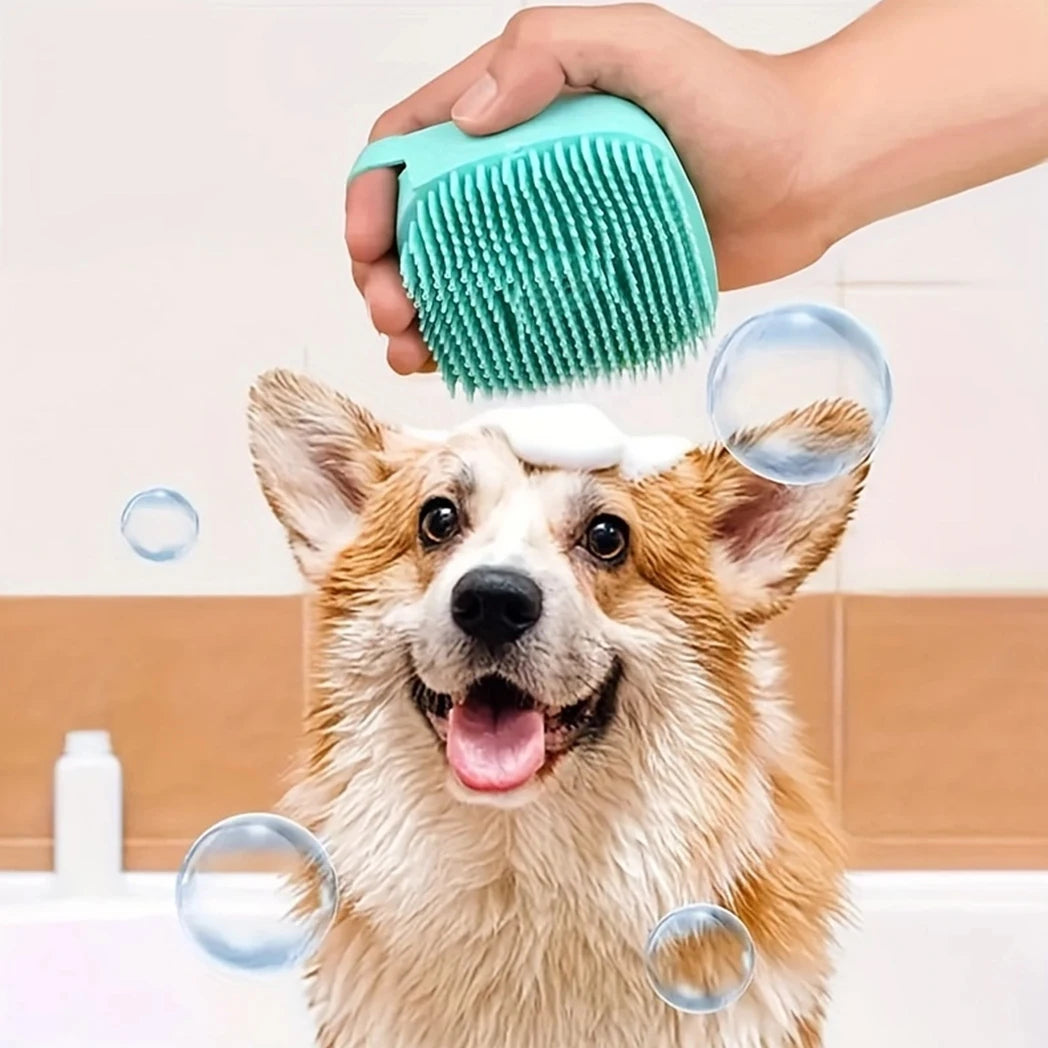 Dog Grooming Set With Hair Removal Comb Flea Comb Nail Clippers Shampoo Brush