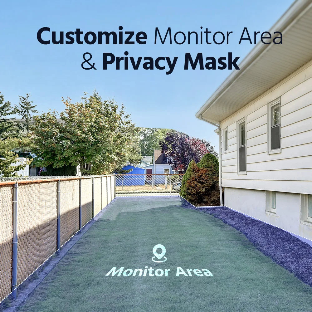 ANNKE 4MP Solar Wireless Quad Camera Security Kit With Monitor