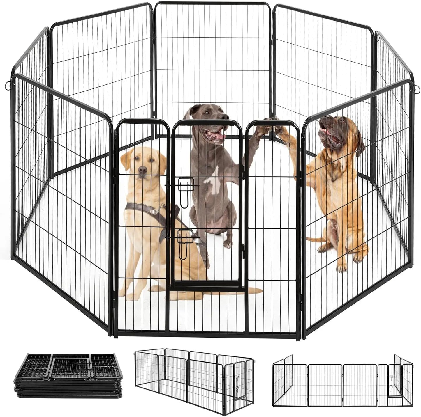 Dog Playpen Heavy Duty Metal Exercise Pen