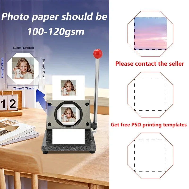 Fridge Magnet Button Maker For DIY Magnets And Pins