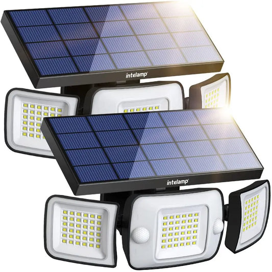 Solar Outdoor Lights With Motion Sensor And Dual Sensors