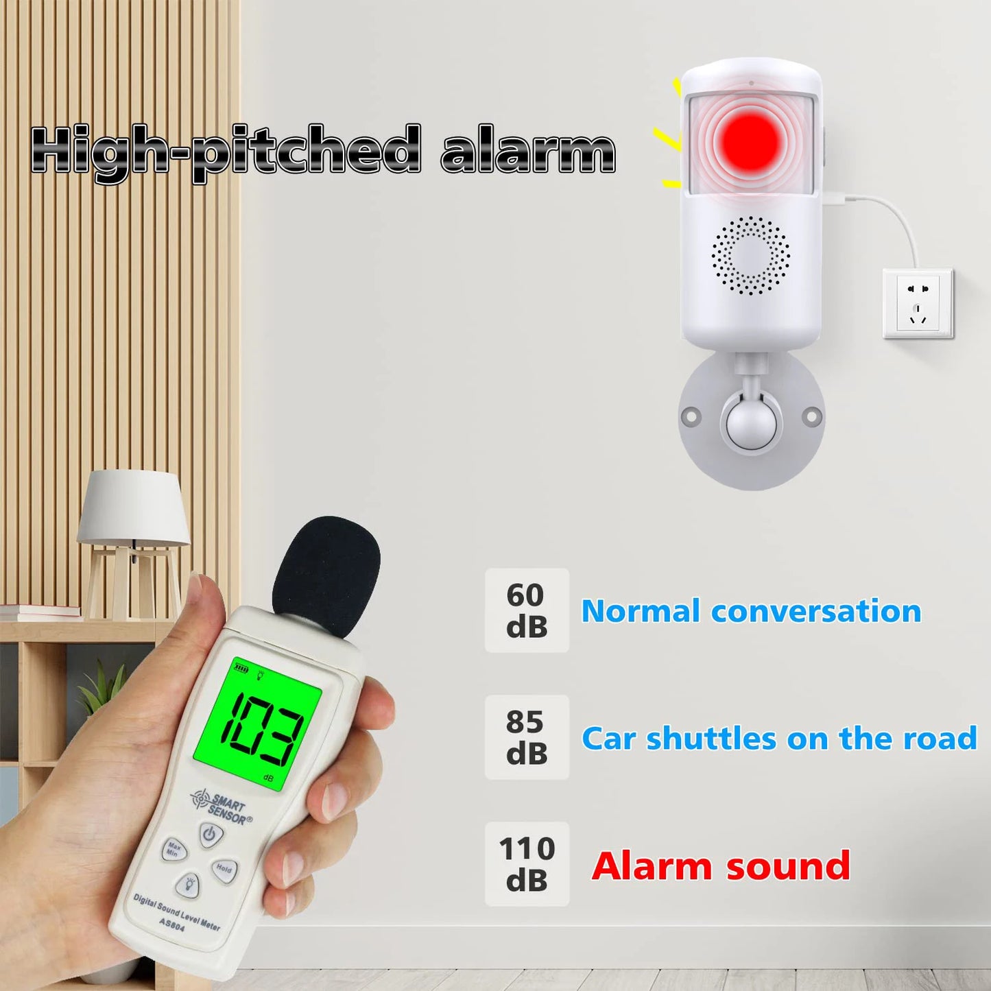 PGST Tuya Smart PIR Motion Detector With App Alerts