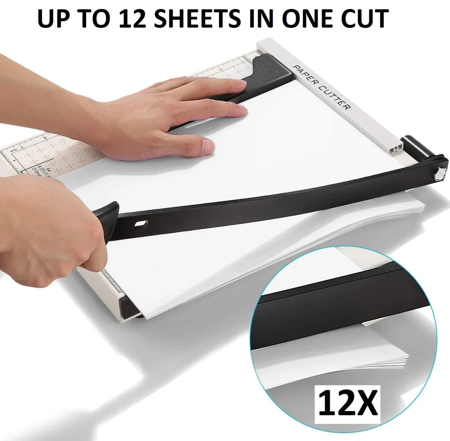 Multi-Function A4 to B7 Paper Cutter Knife for Office Use