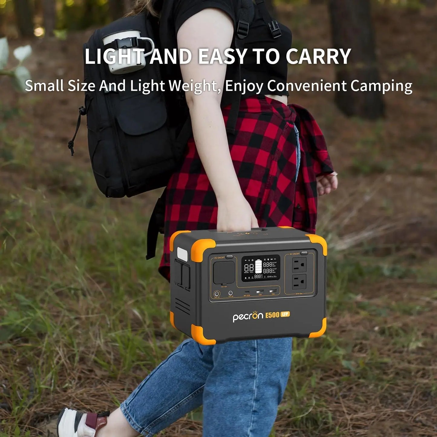 576Wh LiFePO4 Portable Power Station 600W Solar Generator