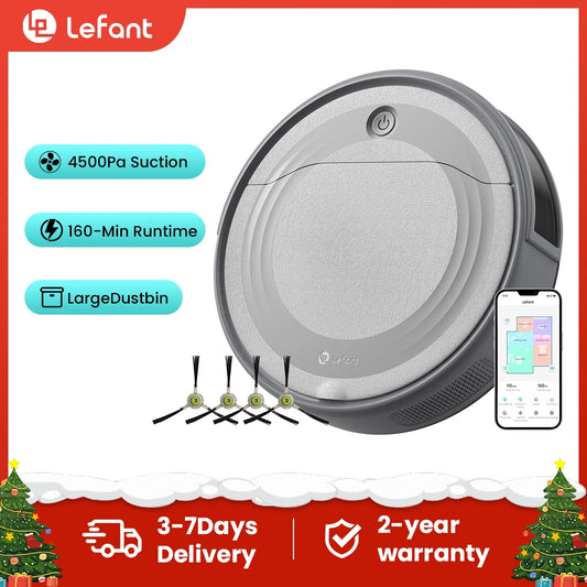 Lefant M310 Robot Vacuum Cleaner With 4500Pa Suction And WiFi