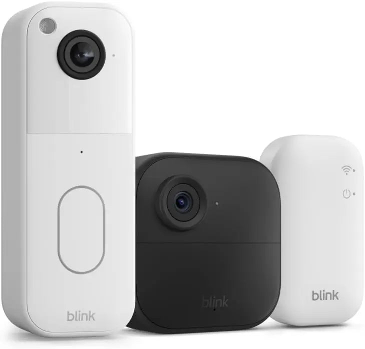 Wireless Smart Security Camera System With Video Doorbell