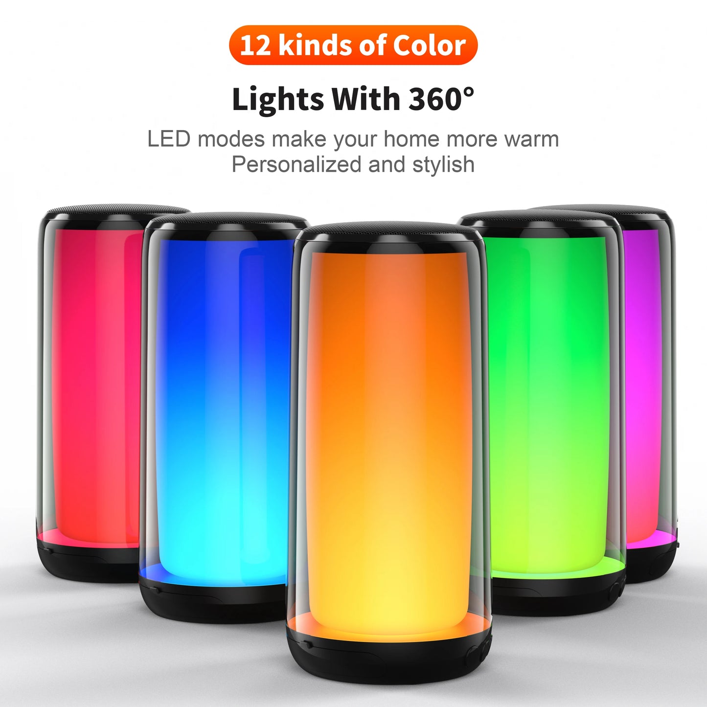 QERE Bluetooth Speaker Hi-Res 10W Wireless HiFi IPX5 Waterproof