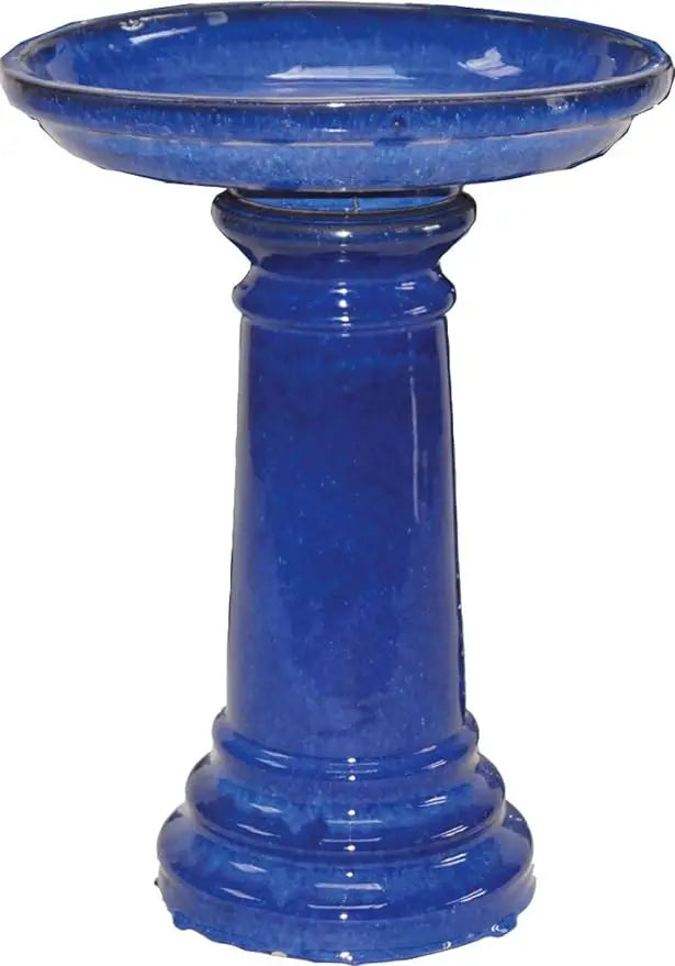 Ceramic Bird Bath For Gardens And Backyards Outdoor Garden Decor