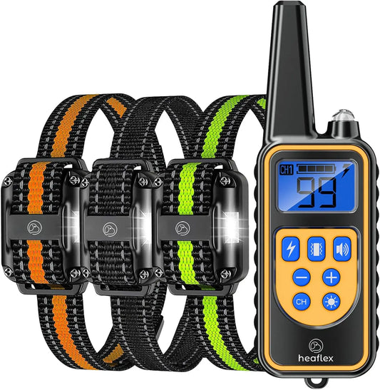 Dog Training Collar With Remote Waterproof Receiver 1640ft Range