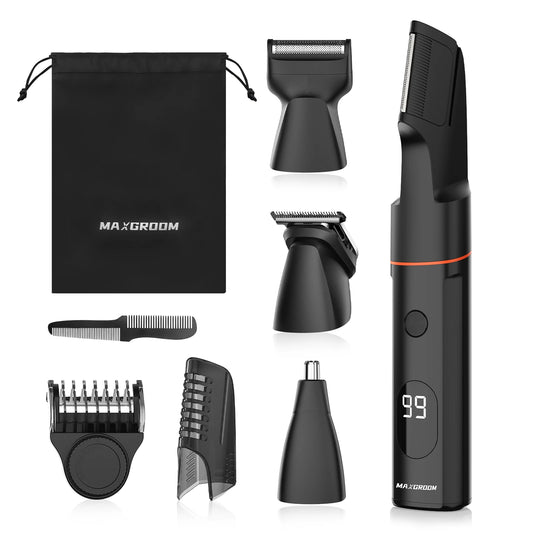 MAXGROOM Four In 1 Body Grooming Shaver Kit For Men