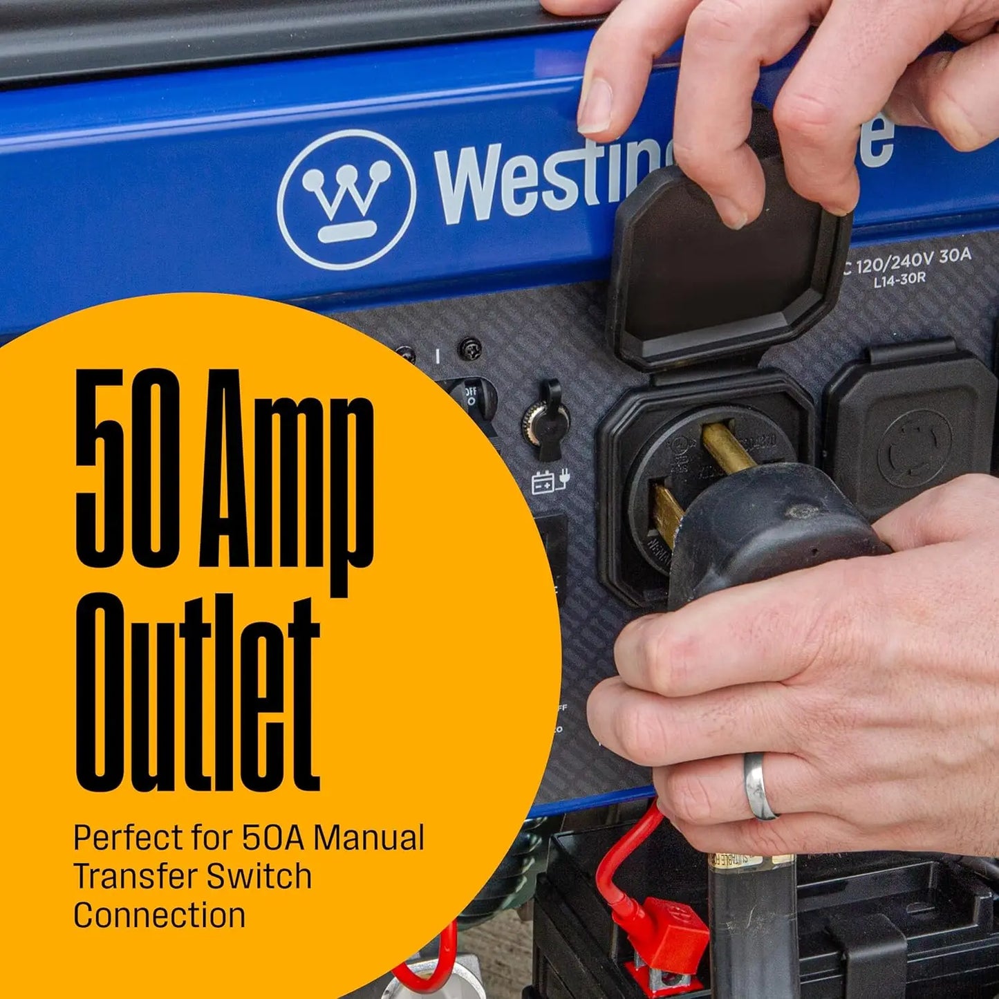 XMSJ 12500W Dual Fuel Portable Backup Generator With Remote Start