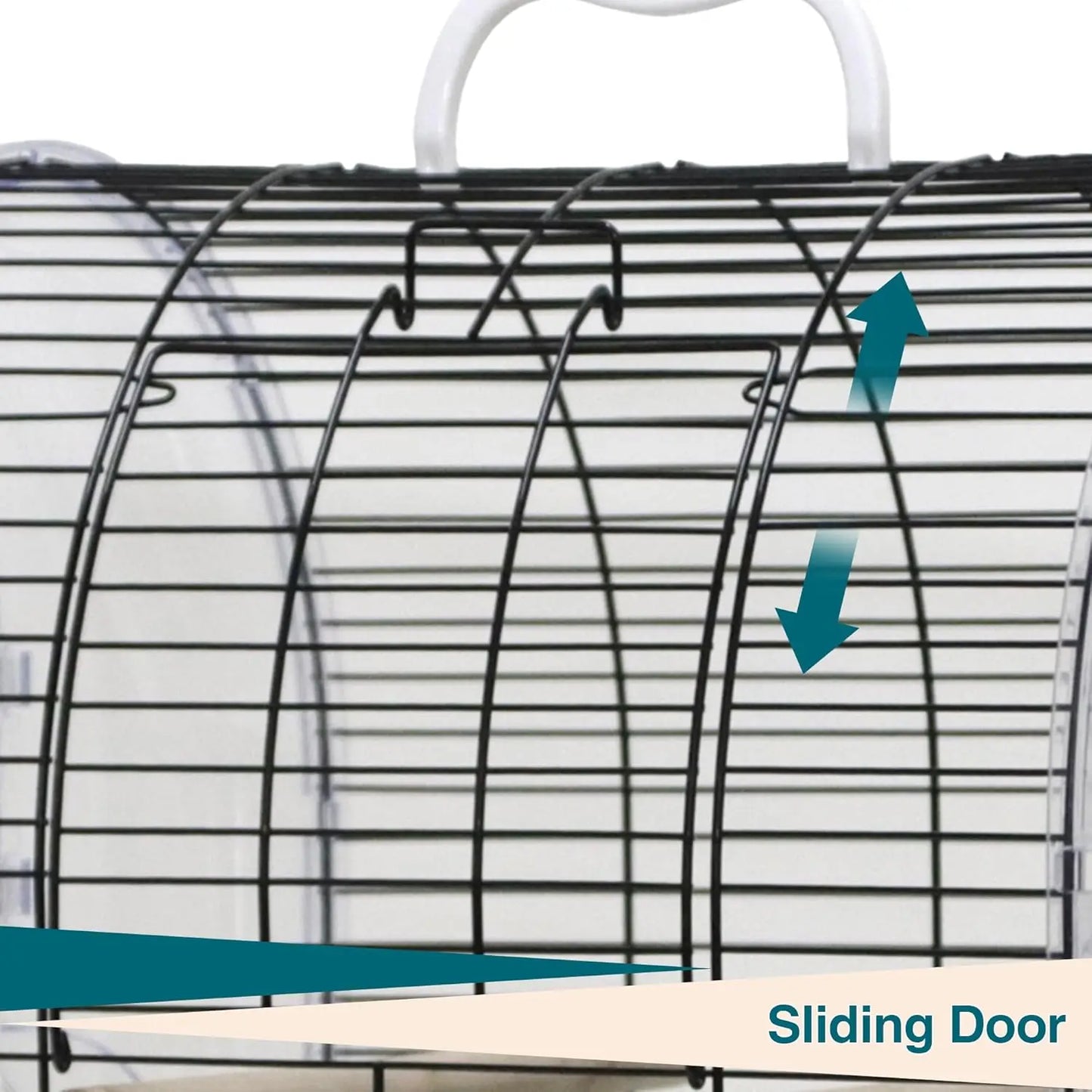 HiMISSCN Portable Bird Cage Carrier Parrot Cage With Perches