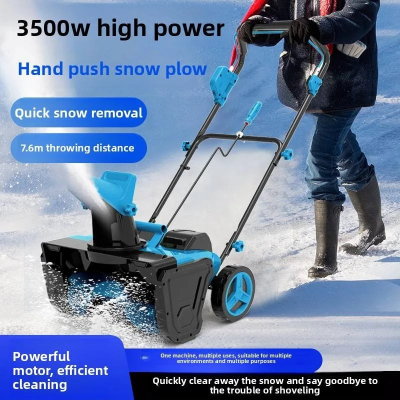 STJX Wireless Snow Blower Lithium Ion Shovel Sweeper