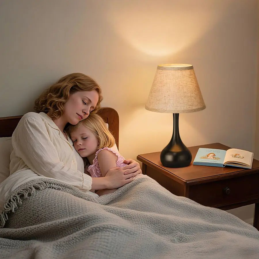 Touch Table Lamp Set of 2, 3-Way Dimmable Bedside Lamps
