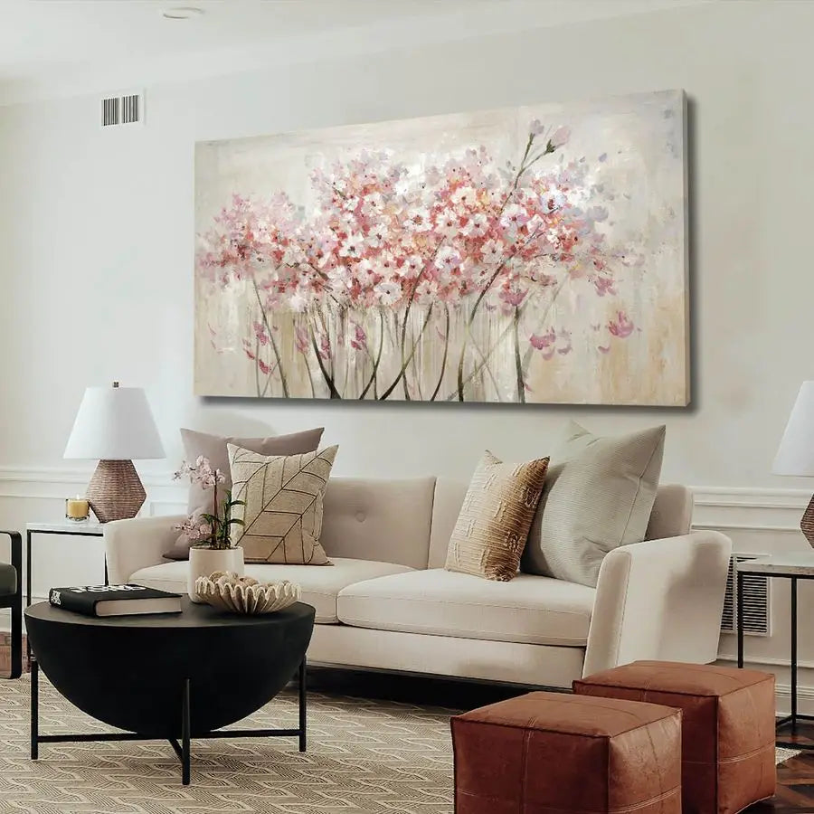 Floral Oil Painting Canvas Art Wall Decor