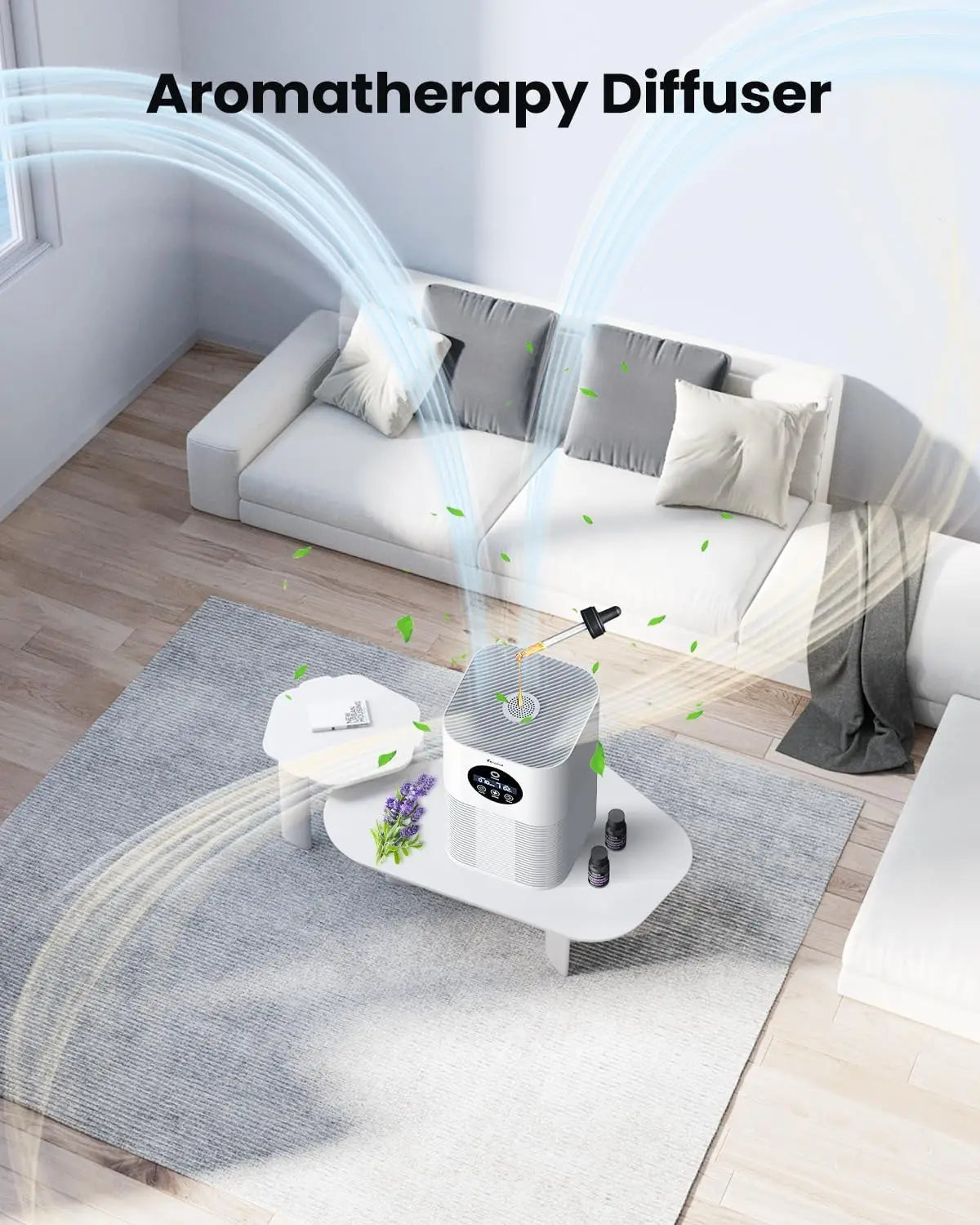 KinseiBeauty H13 True HEPA Air Purifier for Pets and Smoke