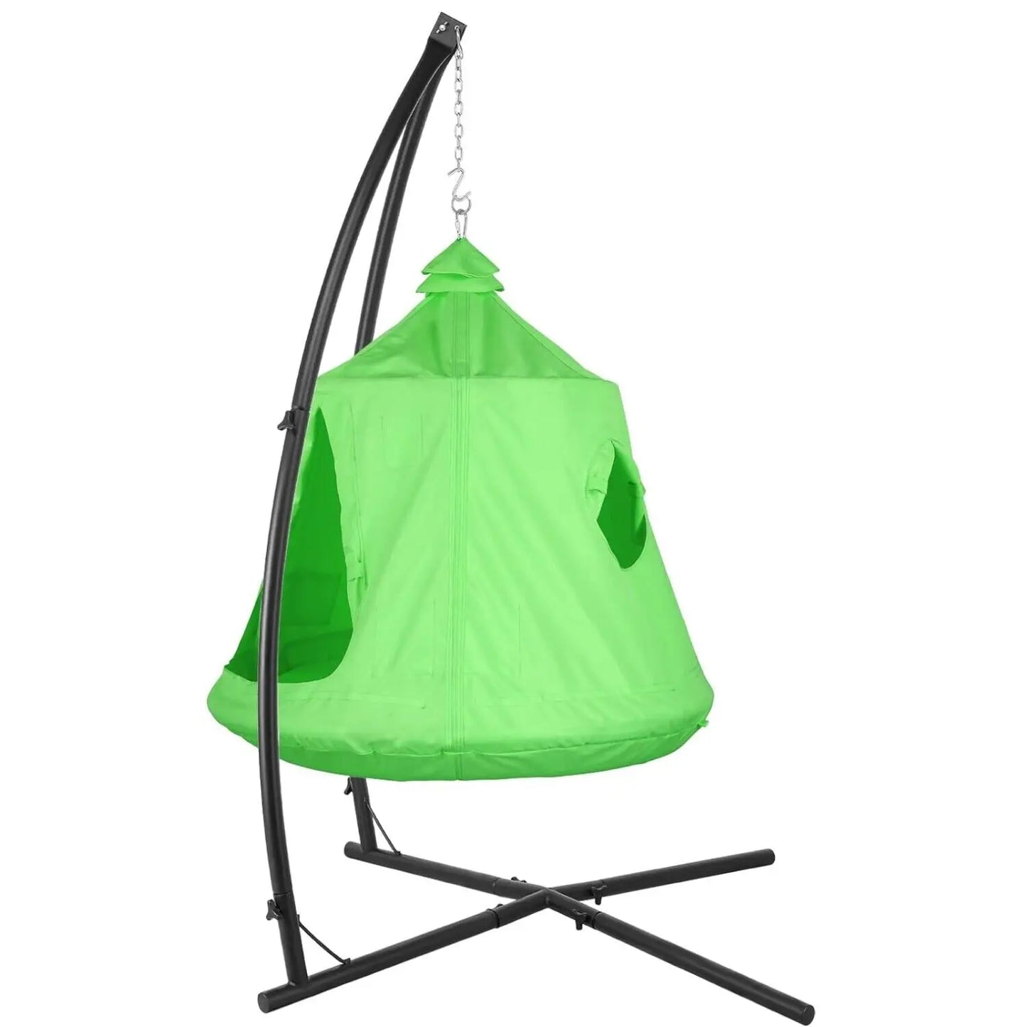 Homfa Hammock Chair Stand and Swing Chair With Led Lights