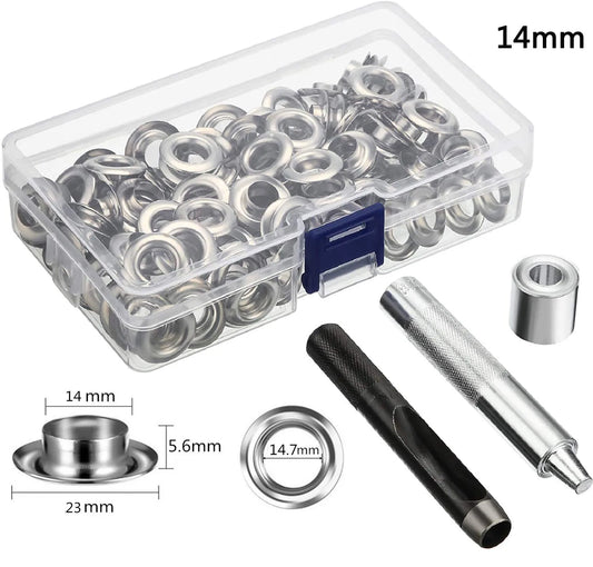 Grommet Tool Kit Set For Clothes, Shoes, Bags Leather