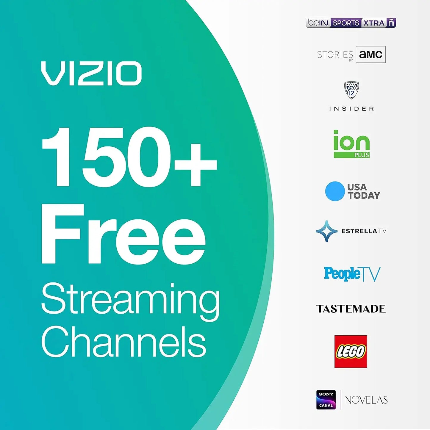 Smart TV With AirPlay And Chromecast, 4K UHD HDR LED