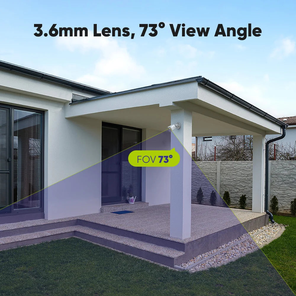 SANNCE 2MP Bullet Security Camera 1080P Night Vision