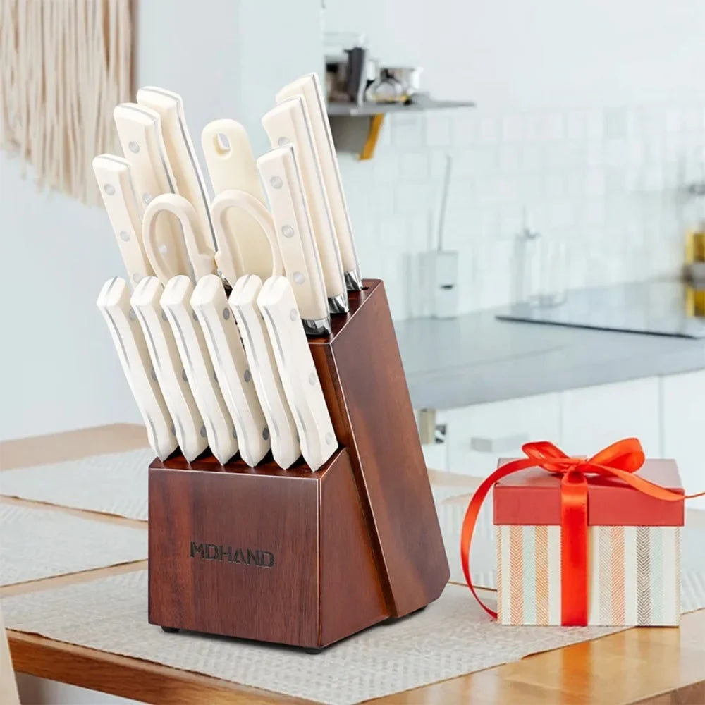 ZENG Stainless Steel Kitchen Knife Set With ABS Handle