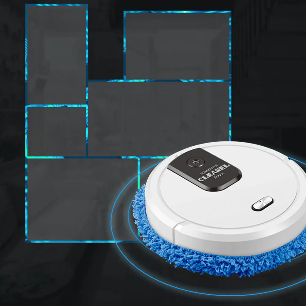 Mopping Robot Wet And Dry Cleaning Humidification USB Rechargeable