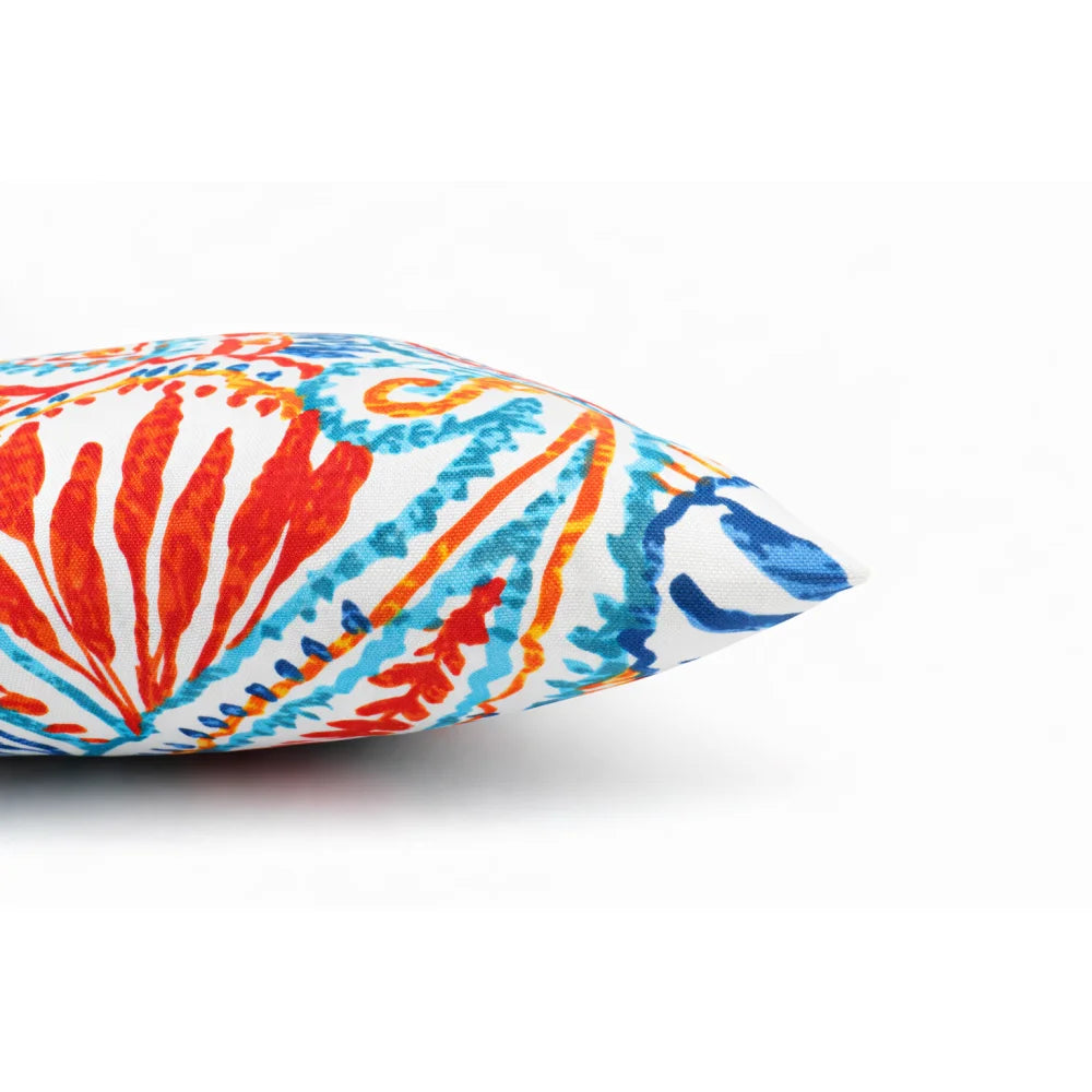 Outdoor Paisley Throw Pillows Waterproof Fade-Resistant Cushions