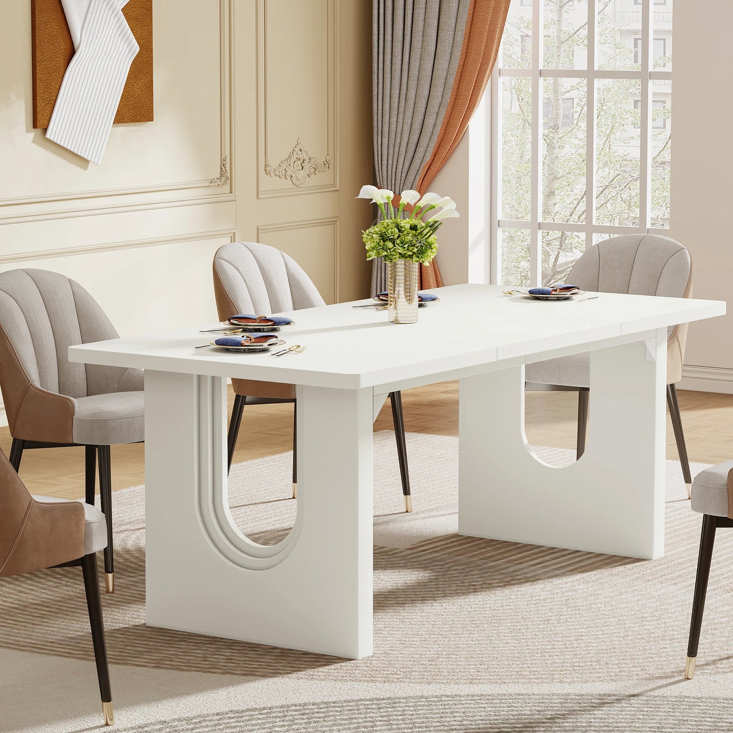 Tribesigns Executive Desk for Office, Conference, and Meeting Rooms