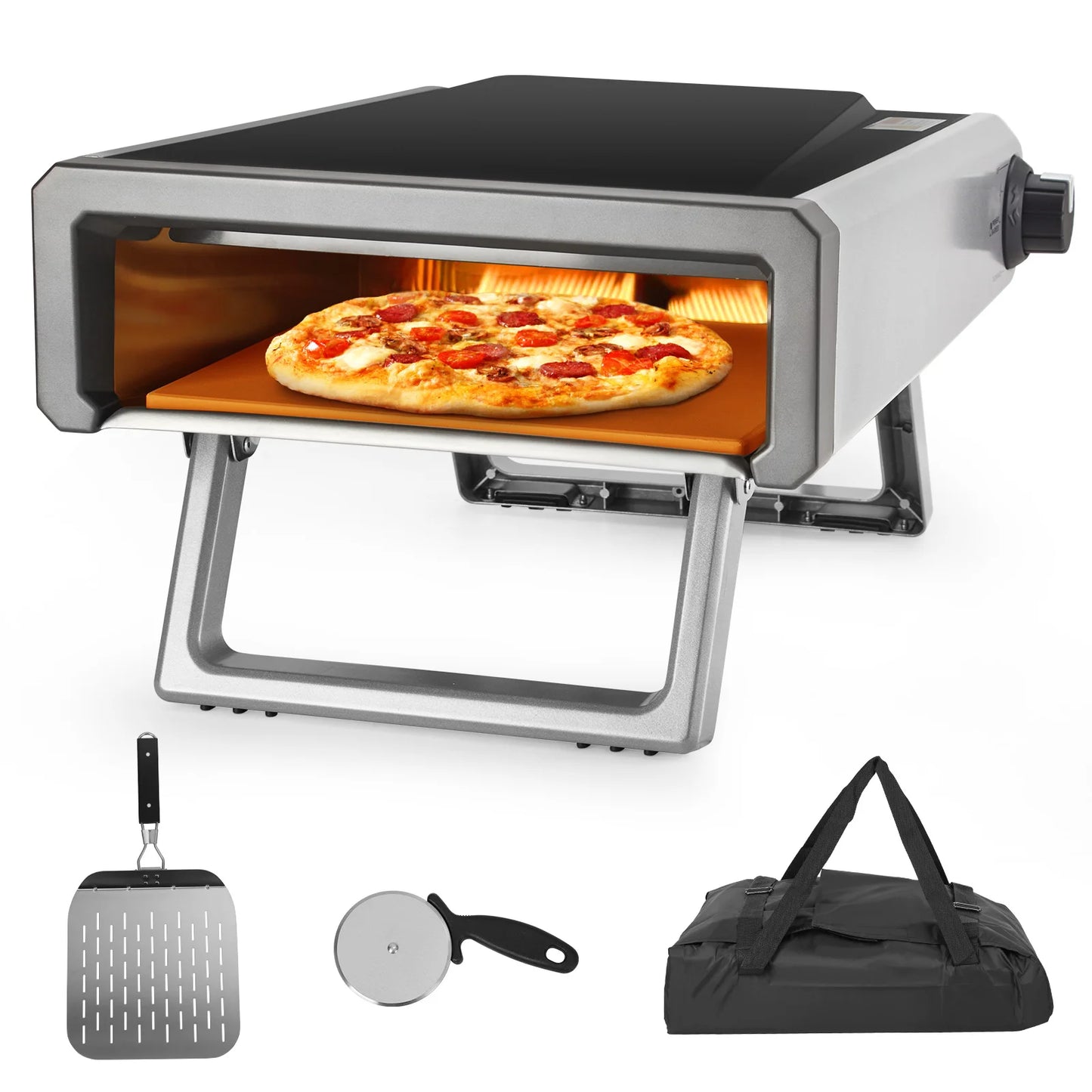 Adoolla Gas Pizza Oven Outdoor Portable For Backyard Cooking