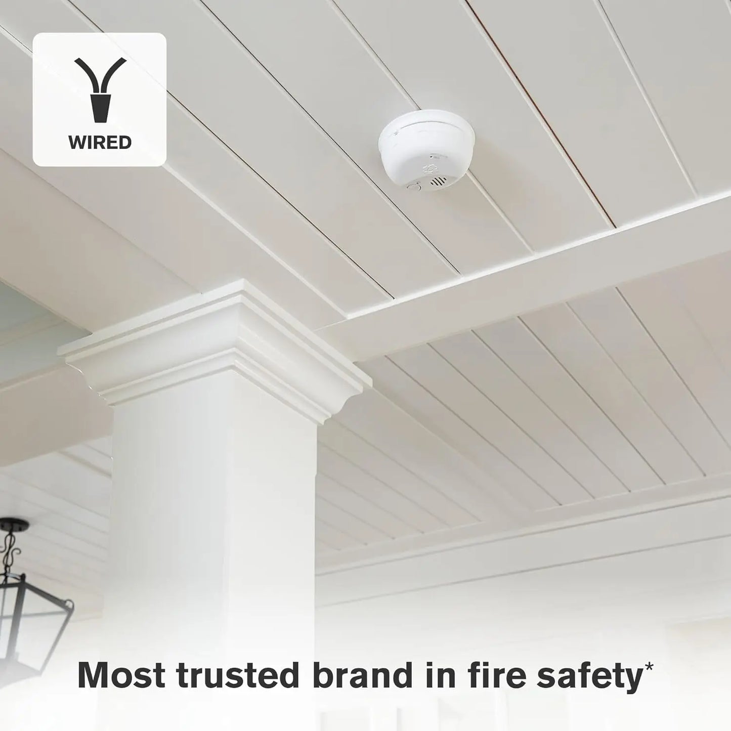 Interconnected Smoke And Carbon Monoxide Alarm With Battery Backup Hardwired